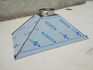 Cappa in Acciaio Inox cm.90x60