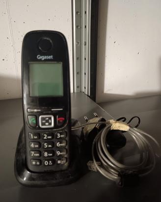 Telefono Cordless Gigaset AS180 con base di ricari