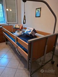 Letto elettrico Invacare e materasso antidecubito