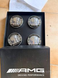 4 X  COPRIMOZZO ORIGINALE AMG MERCEDES