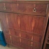 Vintage - Scrivania sécretaire in legno