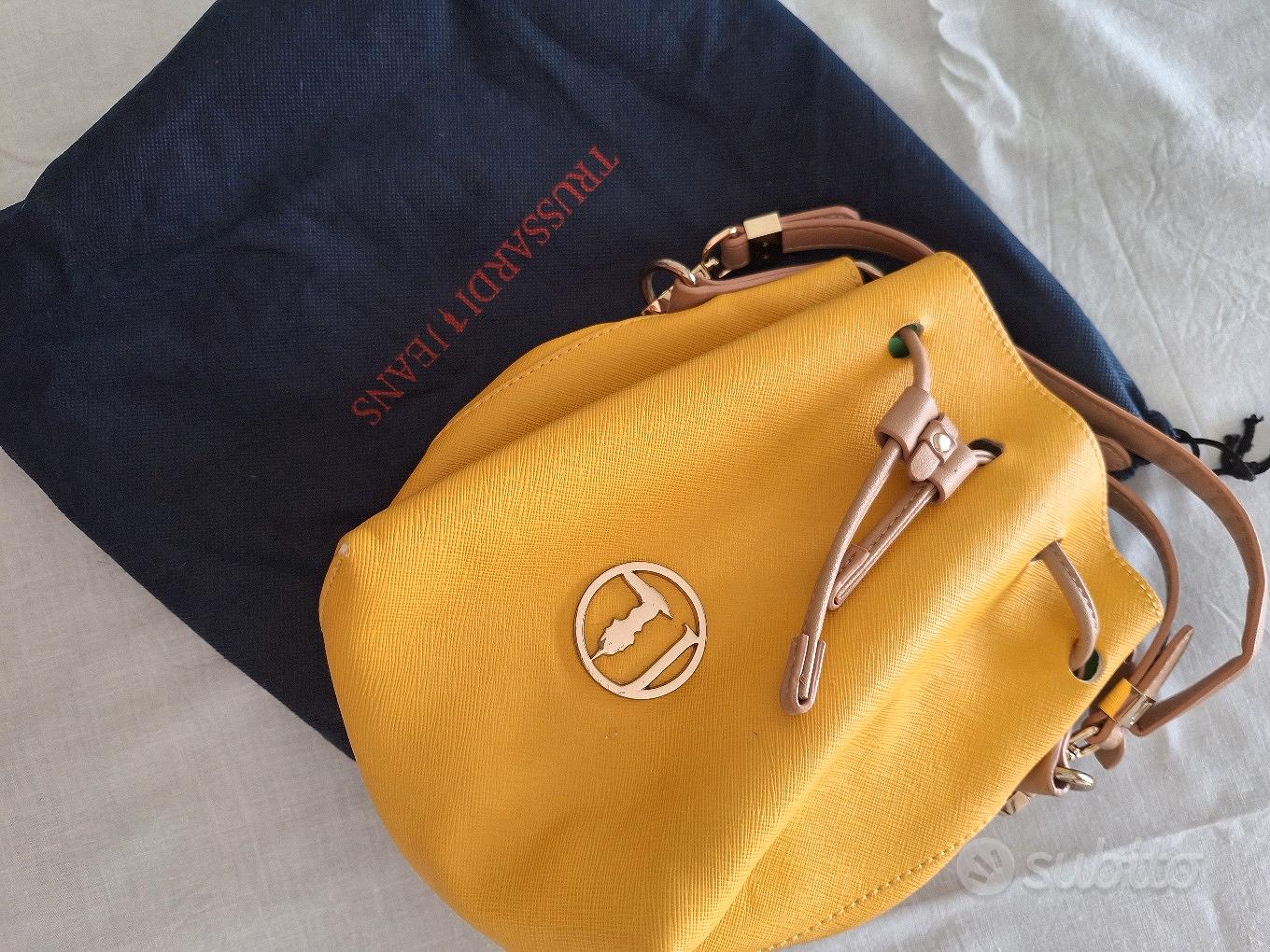 Borsa trussardi gialla hot sale