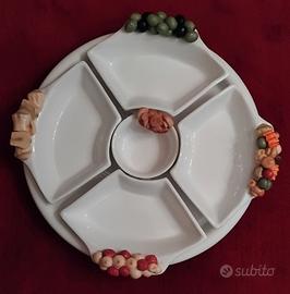 Antipastiera in ceramica della Nadir