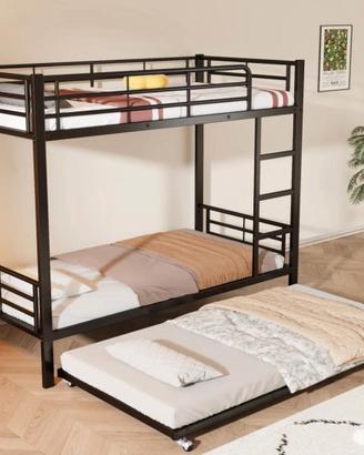 letto a castello a tre posti 