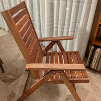 sedie sdraio da esterno 