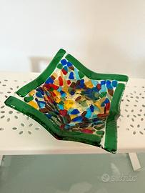 Ciotola in vetro stile murano
