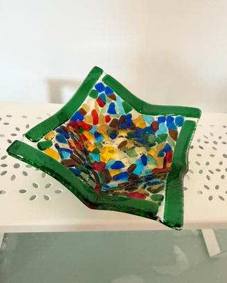 Ciotola in vetro stile murano