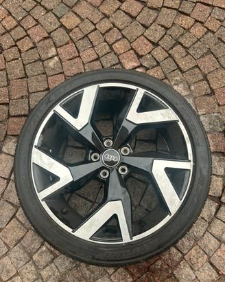 4 cerchi originali Audi 19 + Gomme 225/40 93w