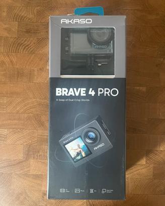Action cam AKASO Brave 4 Pro 4K  ancora imballata