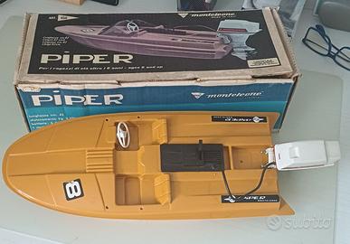 Motoscafo Piper modellino Vintage 
