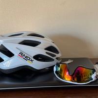 Casco Bici Da Corsa Con occhiale 