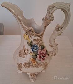 vaso in porcellana di Capodimonte vintage