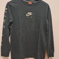 Maglia Nike Air nera a maniche lunghe