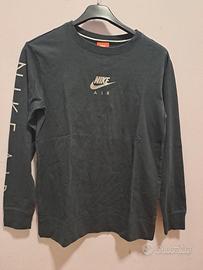 Maglia Nike Air nera a maniche lunghe