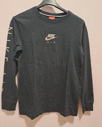 Maglia Nike Air nera a maniche lunghe