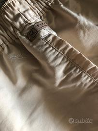 Pantalone donna 3/4 beige tg 42