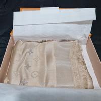 scialle beige louis vuitton