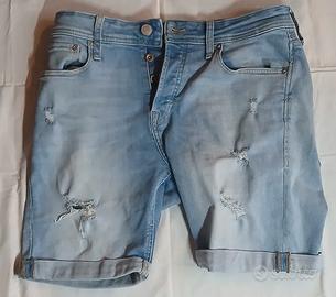Shorts jeans Jack & Jones con strappi taglia S