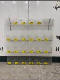 Espositore Gratta e vinci da parete / vetrina