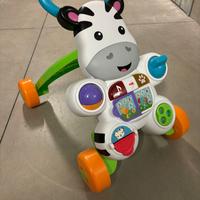 Fisher-Price Zebra Primi Passi Spingibile