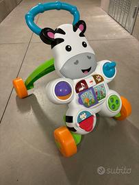 Fisher-Price Zebra Primi Passi Spingibile