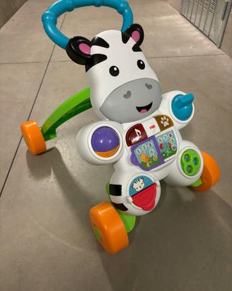 Fisher-Price Zebra Primi Passi Spingibile