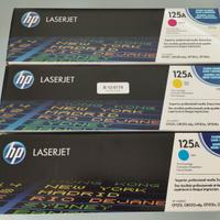 SET Toner originali C_G_M_HP 125A CB541A/2A e 3A