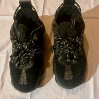 Scarpe Versace Chain Reaction nere