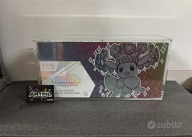 Case teche in acrilico per spc evoluzioni pokemon