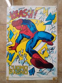 Poster Uomo Ragno Editoriale Corno 1975