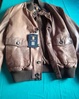 Giubbotto in pelle Marina Militare