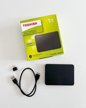 TOSHIBA Canvio Basics Hard Disk Esterno 1 TB