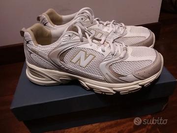 Sneaker New Balance 530 nuove beige e tortora