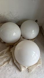 8 lampadari a sfera vintage-lotto-Cagliari