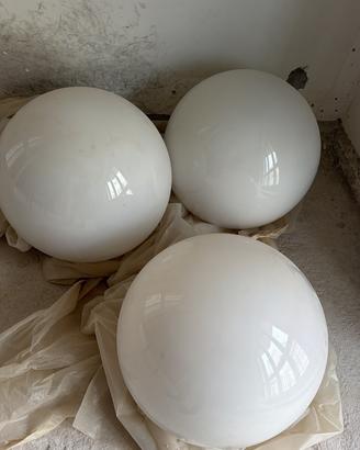 8 lampadari a sfera vintage-lotto-Cagliari