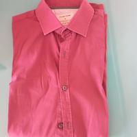 Clayton camicia bordeaux 