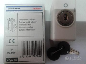 Interruttori con chiave GEWISS