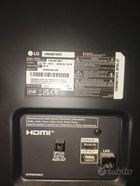 TV lg 43nano per ricambi pannello rotto 