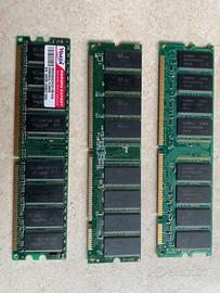 Memoria RAM SDR DDR PC133 DIMM PC3200