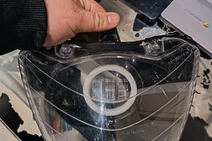 FARO ANTERIORE CUSTOM LED ANGEL EYES per Honda SH 