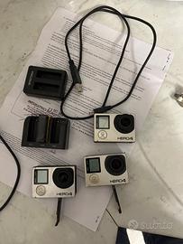 3 Gopro hero 4 black non funzionanti