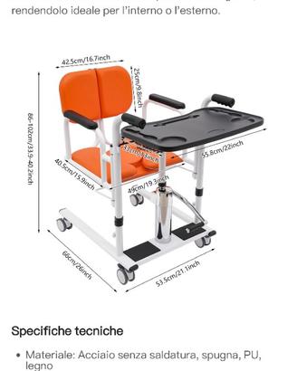 Alzatore per disabili