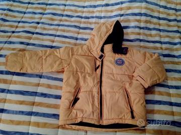 Piumino bimbo con cappuccio anni 7/8