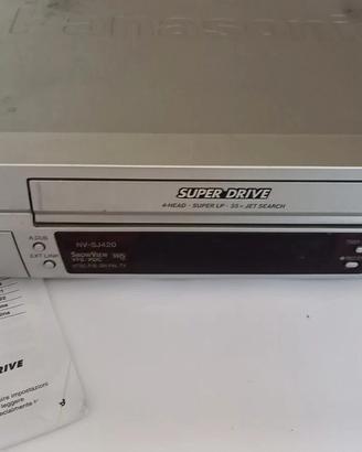 Panasonic VHS VCR NV-SJ420 4 testine