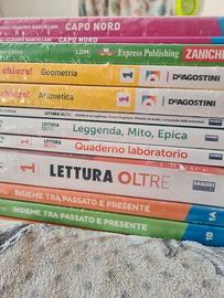 libri scolastici I° media