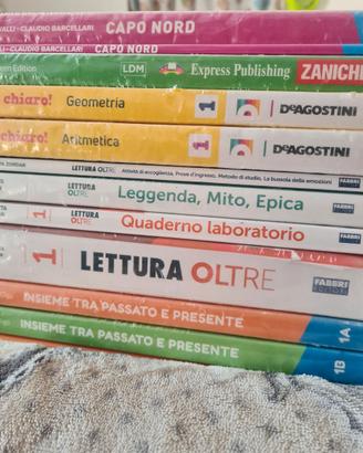 libri scolastici I° media