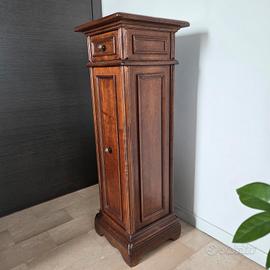 Mobiletto Colonna in Legno Stile Classico / Arte P