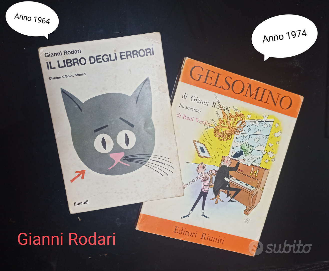 Gianni Rodari - Gelsomino - Il libro degli errori - Libri e Riviste In  vendita a Roma