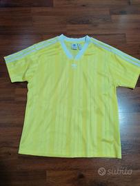 T shirt maglietta ragazza adidas gialla  xs 38