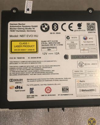 NBT EVO ID6 navigatore BMW Dab CarPlay Android GPS